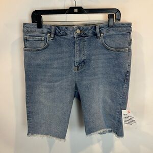 ASOS Design Denim Raw Hem Shorts SZ 36